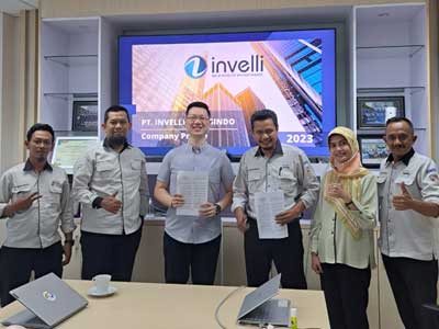 Kerjasama penggunaan aplikasi invelli di Koperasi Simpatik Samarinda